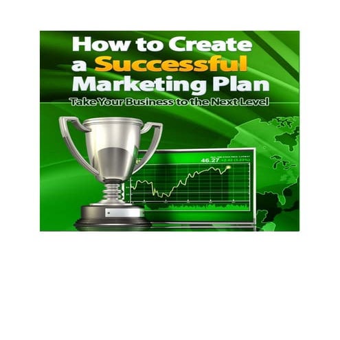 How to create a successful marketing plan 