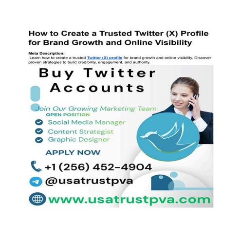 How to Create a Trusted Twitter (X) Profile .pdf