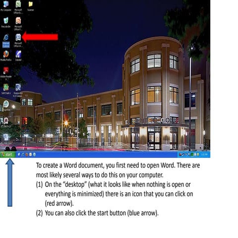 How to create a word document