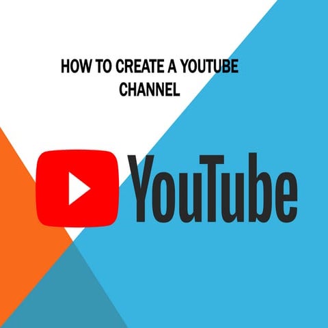 How to create a Youtube channel | PDF