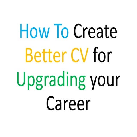 Cara Membuat CV Yang Baik, CV Kerja, Contoh CV Lamaran