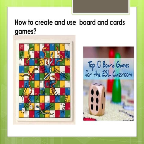 How to create board games