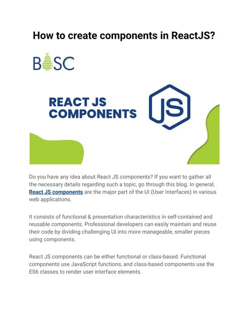 React Components.docx
