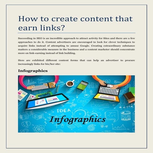 How to create content that earn links