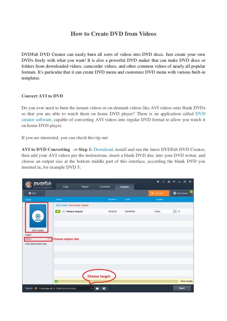 How to Create DVD from Videos