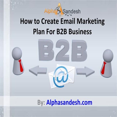 How to create email marketing plan for b2 b business