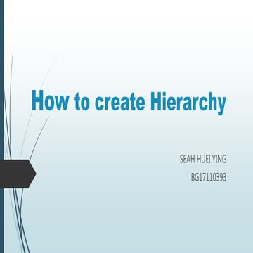 How to create hierarchy in microsoft word 2016 | PPT