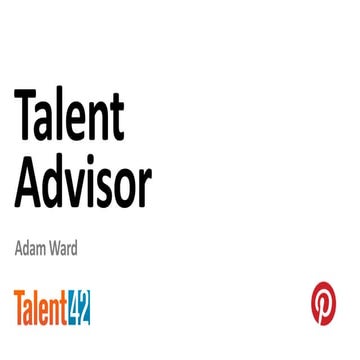 How to create high accountability   Adam Ward from Pinterest