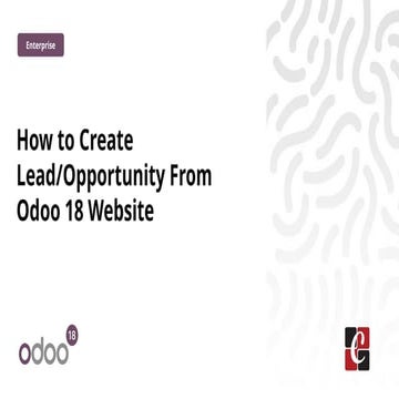 How to Create Lead_Opportunity From Odoo 18 Website