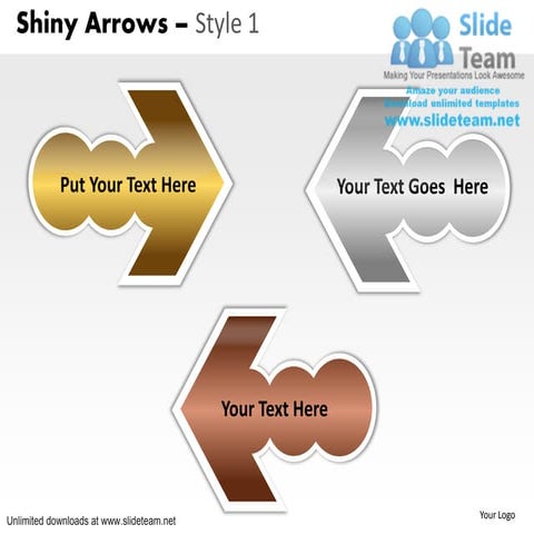 How to create  make complex arrows various styles power point slides and ppt ...