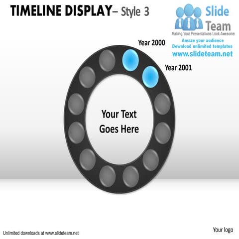 How to create make danger timeline display 3 power point slides and ppt diagr...