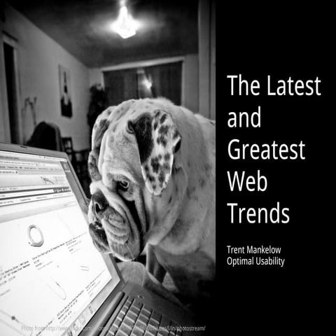 How to Create Online Experiences that People Love - August 2011