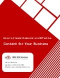 How to Create Relevant and Effective Content for Your Business