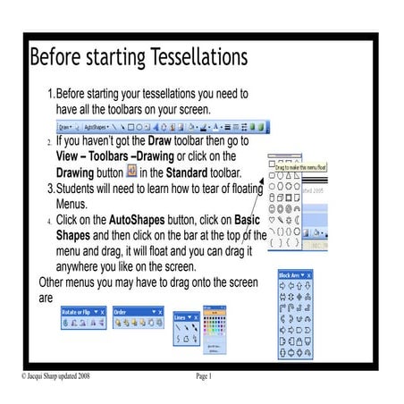How to create tessellations