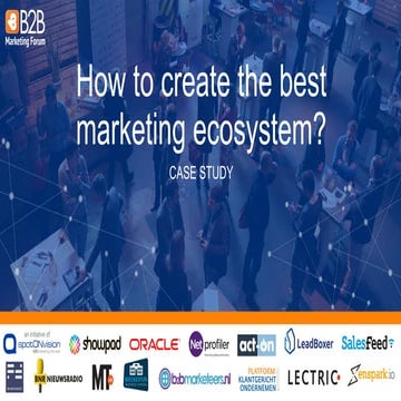 How to create the best marketing ecosystem - Cathelijne Quarré-Bijleveld