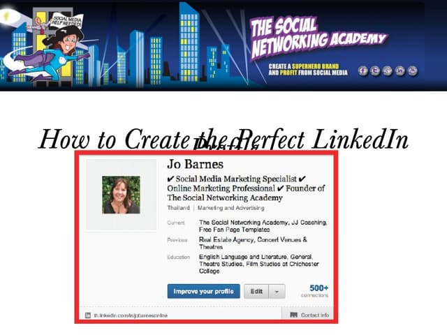 How to create a great Linkedin profile