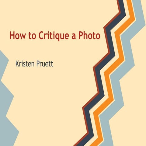 How To Critique a Photo