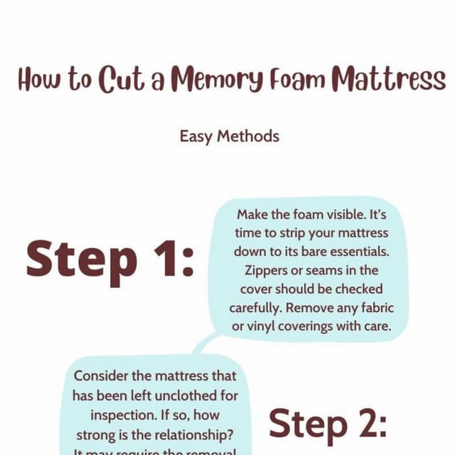 How to Cut a Memory Foam Mattress.pdf