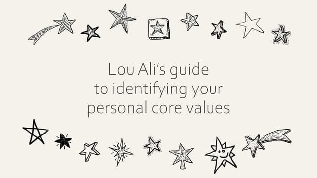 How to define your values