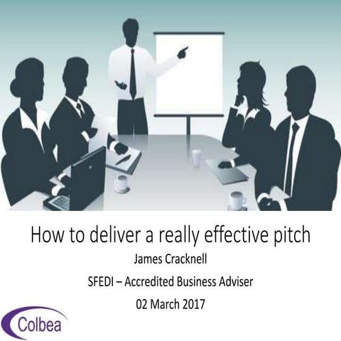 How to deliver a really effective pitch