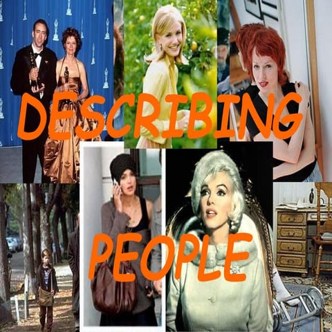 how to describe people for senior high school