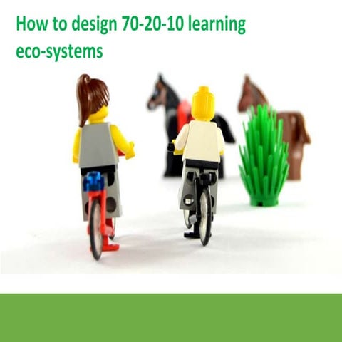 How to design 70-20-10 learning eco-system