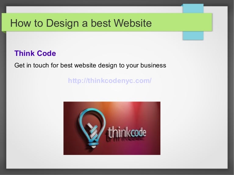 How to Design a Best site