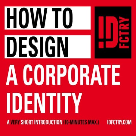 How to design a corperate identity