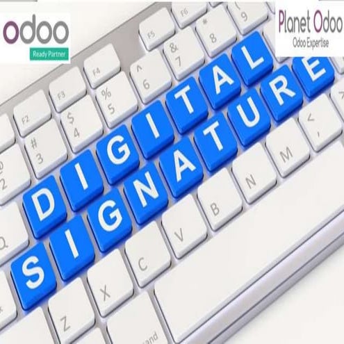 How to design a digital signature in odoo