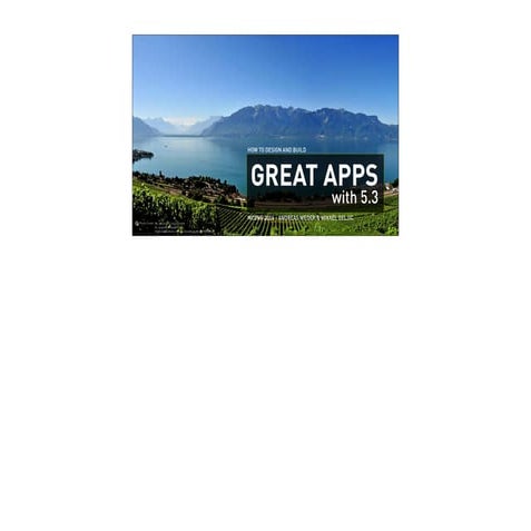 How to design and build great apps (with moderator notes)
