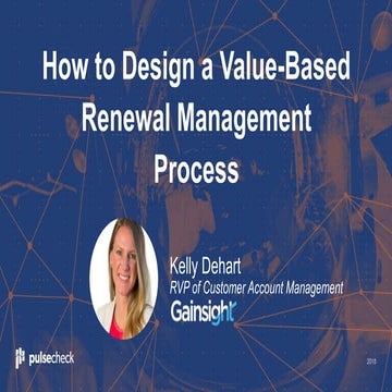  How to Design a Value-Based Renewal Management Process