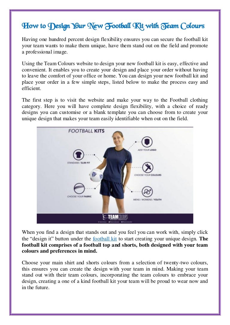 football kit colours