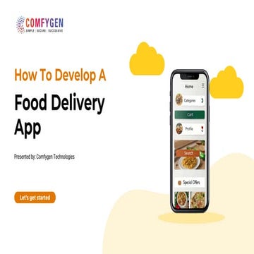 How to Develop a Food Delivery Application like Zomato | PDF