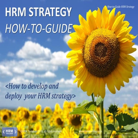 HR Strategy - How to develop and deploy your hrm strategy  - a manual for HR ...