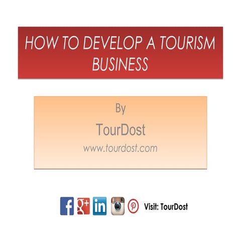 Ideas for Developing a Tourism Business
