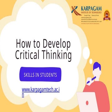 How to Develop Critical Thinking Skills in Students.pptx