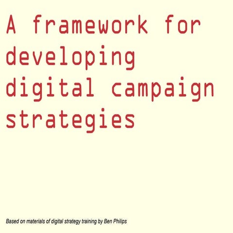 GTM Framework | PPTX