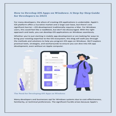 How to Develop iOS Apps on Windows A Step-by-Step Guide for Developers ...