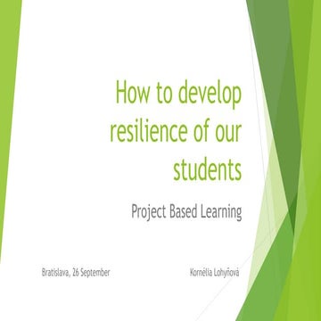 How to develop resilience