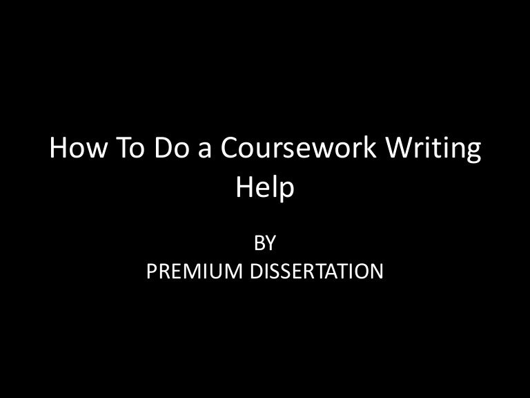 Coursework essay help
