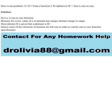 How to do problem 15.16  Find a function f R rightarrow R^+ that i.pdf