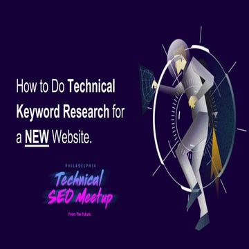 Performing Technical Keyword Research for a NEW Website