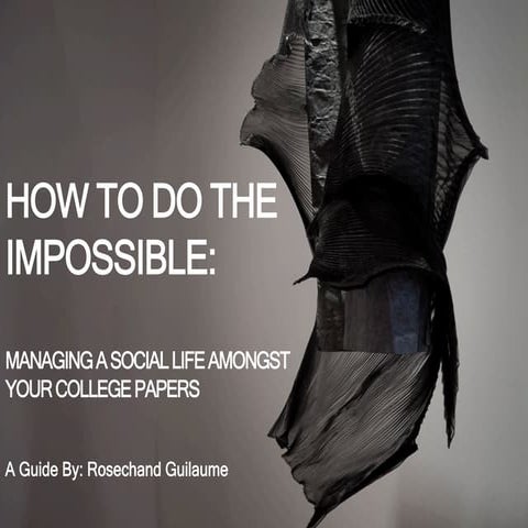 How to Be a Successful Student | PPTX