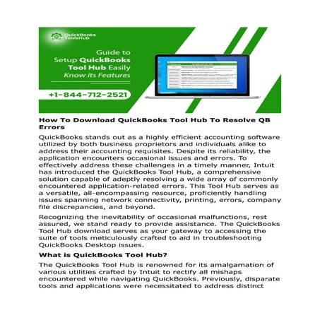 How To Download QuickBooks Tool Hub To Resolve QB Errors.pdf