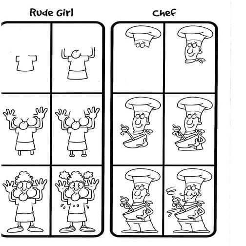 Hướng dẫn vẽ nhân vật hoạt hình - How to draw 101 cartoon characters | PDF