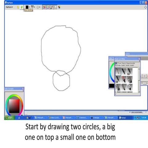 How to draw a face | PPTX