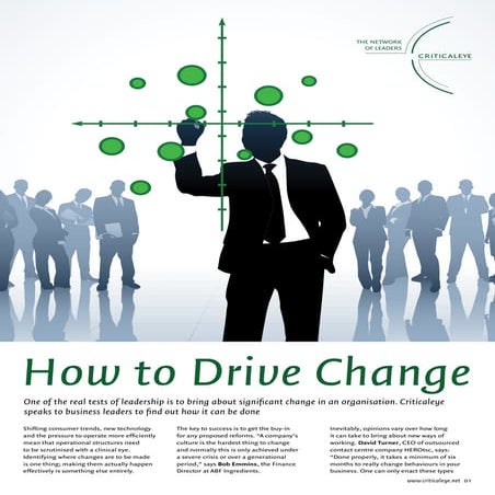 How to drive change