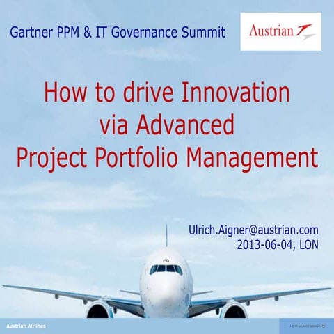 How to Drive Innovation Via Advanced Project Portfolio Management