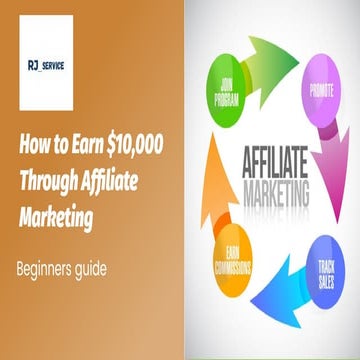 How to Earn $10,000 Through Affiliate Marketing | PPTX
