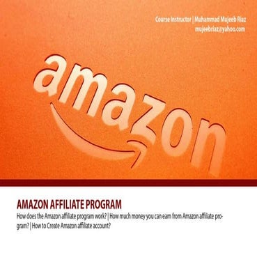 How to earn on amazone